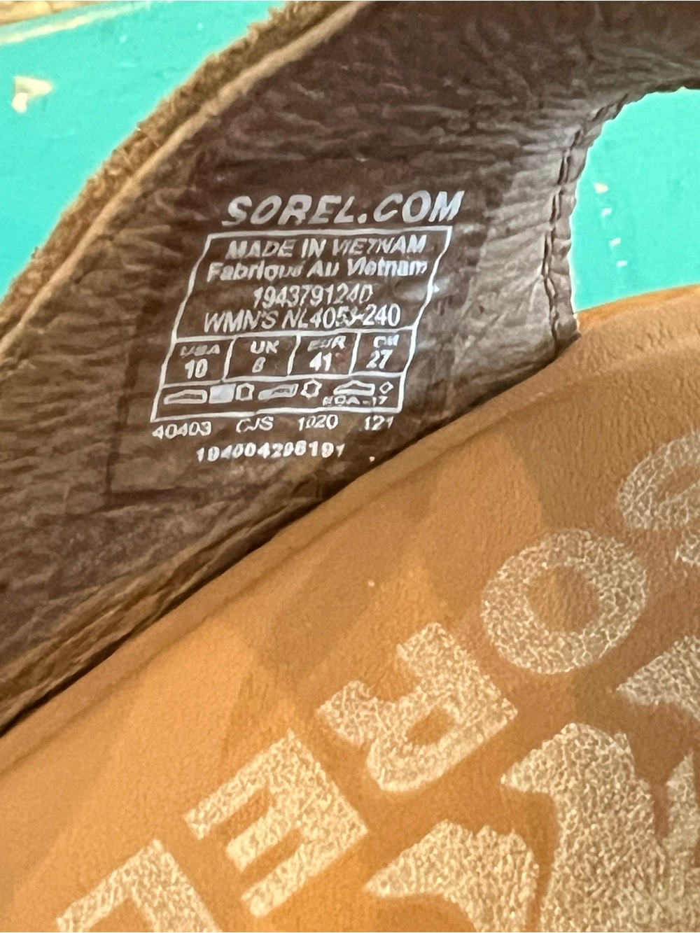 Sorel Ella II Ash Sandals Size 10 - Picture 7 of 8